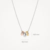 Blush Ketting 14kt Witgoud 3055WYR