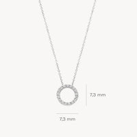 Blush Ketting 14kt Witgoud 3065WZI