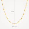 Blush Ketting 14kt Goud 3162YRC