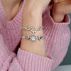 Pandora Moments Slangenschakel Armband met Hartsluiting 598827C01