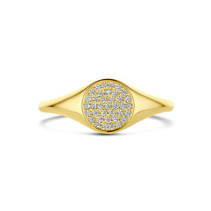 vDam 14k Geelgouden Zirkonia Ring 4031073