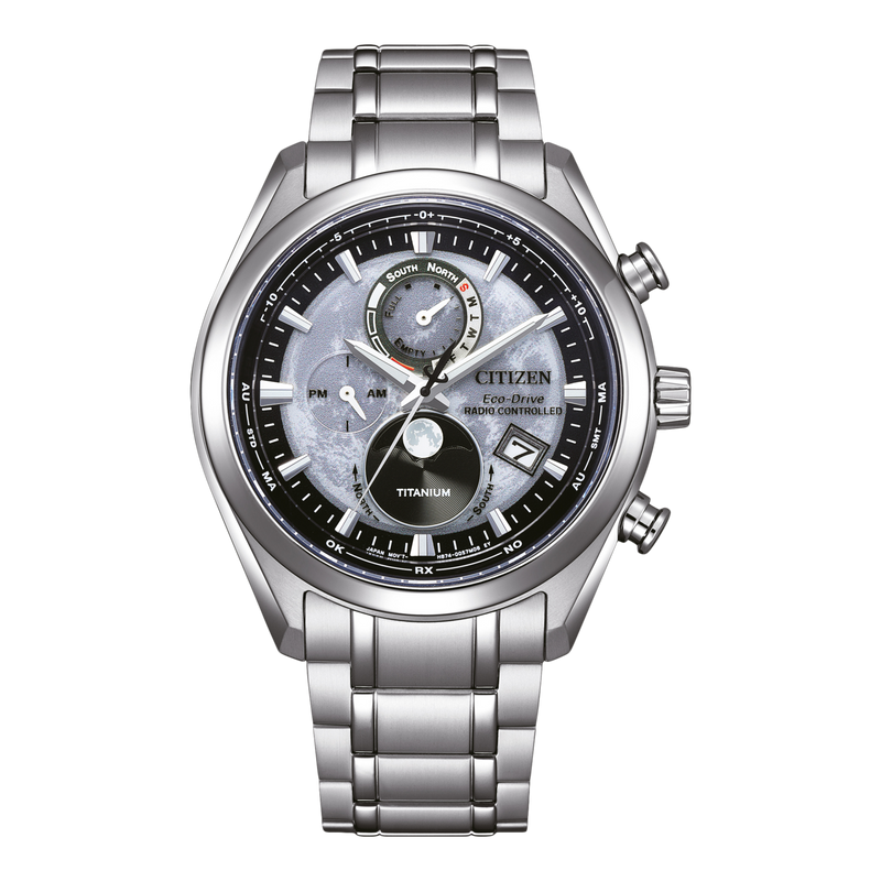 Citizen Radio Controlled 'Tsuki-yomi' Moonphase BY1010-81H