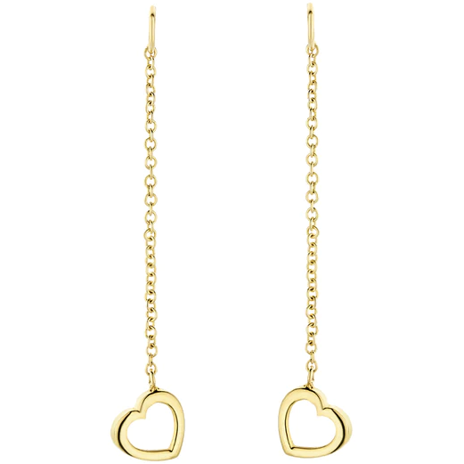 Blush Oorhangers goud hart 9084YGO