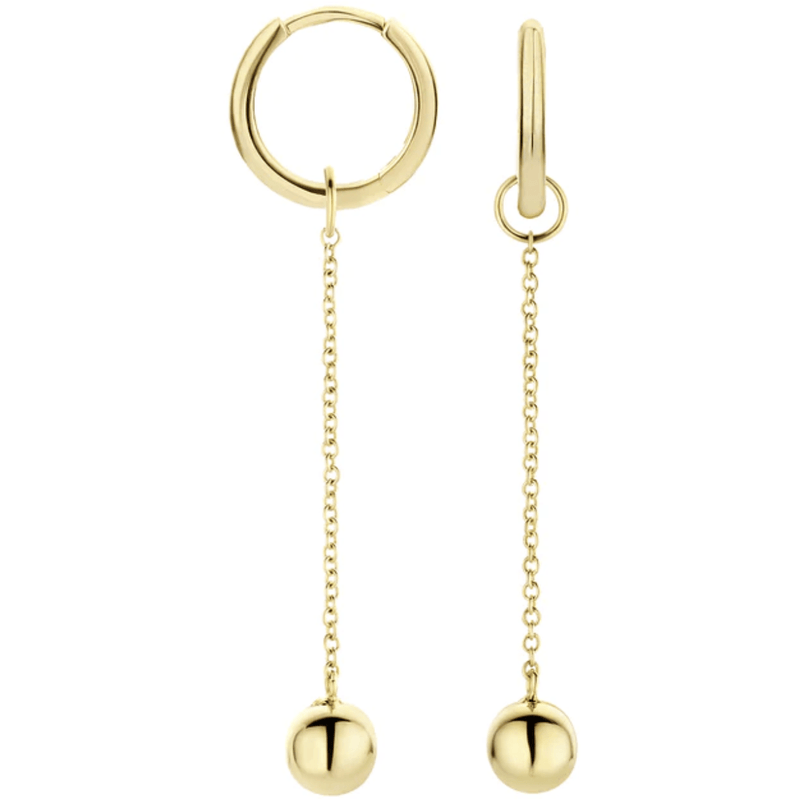 Blush oorhangers goud 9082YGO