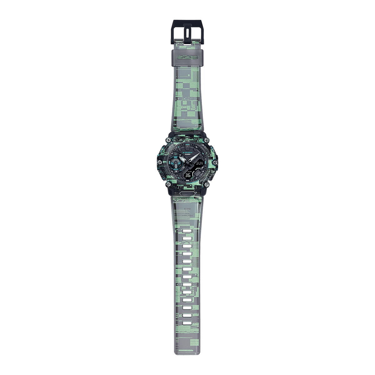 Casio G-shock digital glitch GA-2200NN-1AER