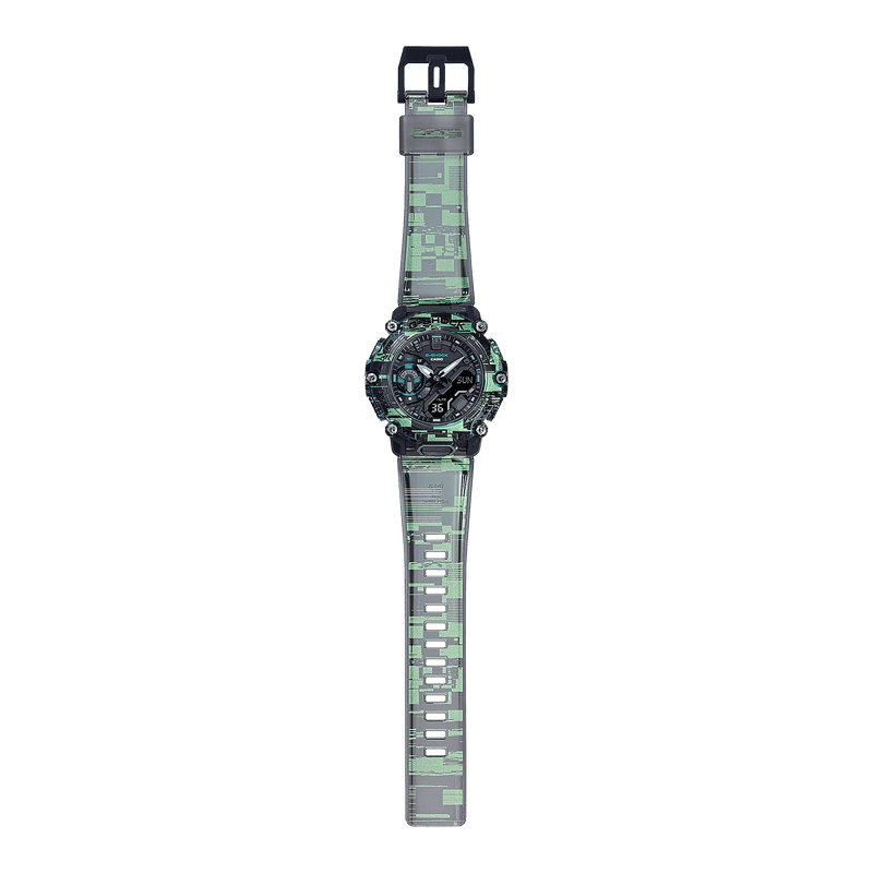 Casio G-shock digital glitch GA-2200NN-1AER