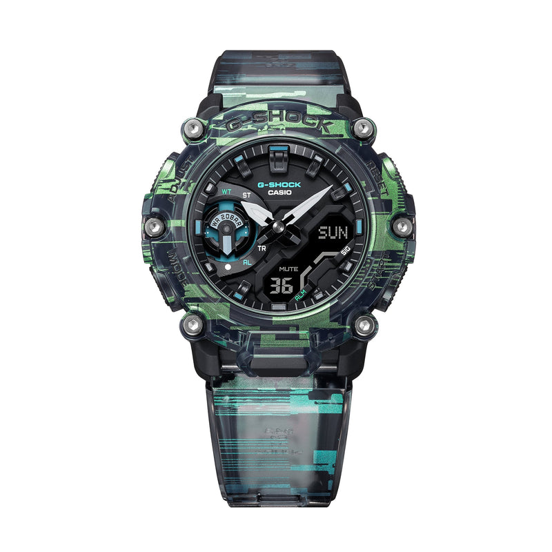 Casio G-shock digital glitch GA-2200NN-1AER