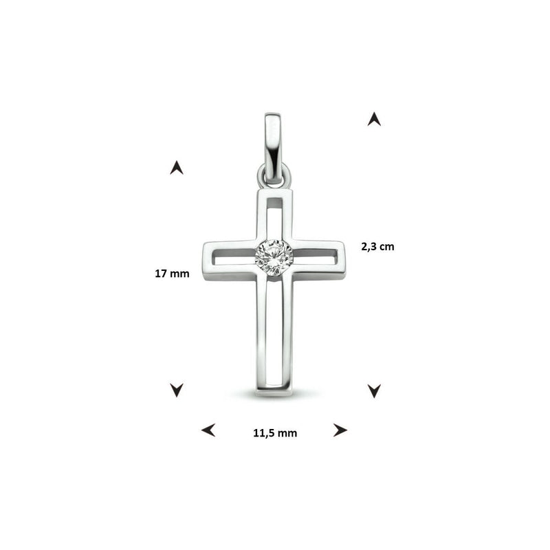 Hanger kruis zilver 13.33719