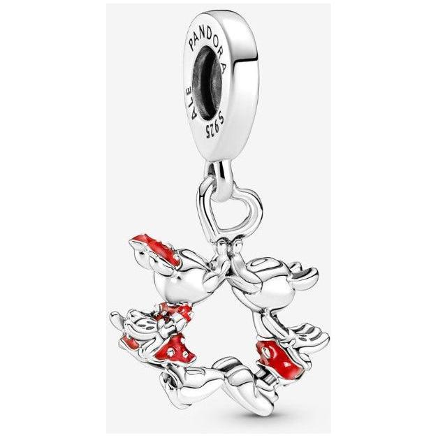 Pandora Bedel Mickey en minnie kissing 790075C01