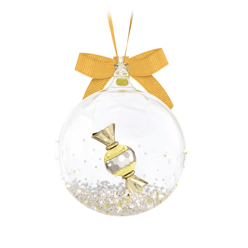 Swarovski Kerstbal Snoepje Geel 5688315