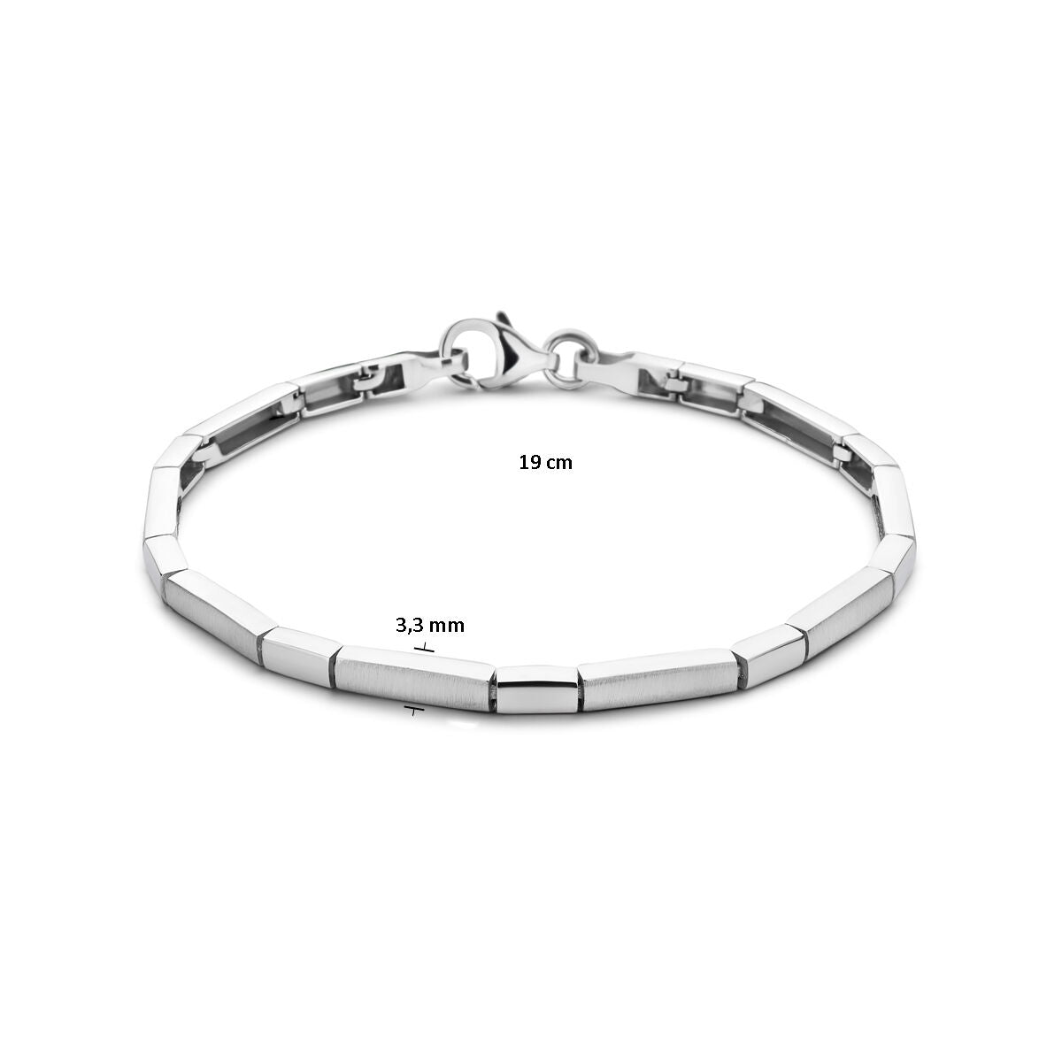 vDam Zilveren Gehrodineerde Choker Armband 1337121