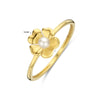 vDam 14k Geelgouden Bloem Ring met Parel 4032168