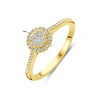 vDam 14k Geelgouden Ring met Diamanten 4032024