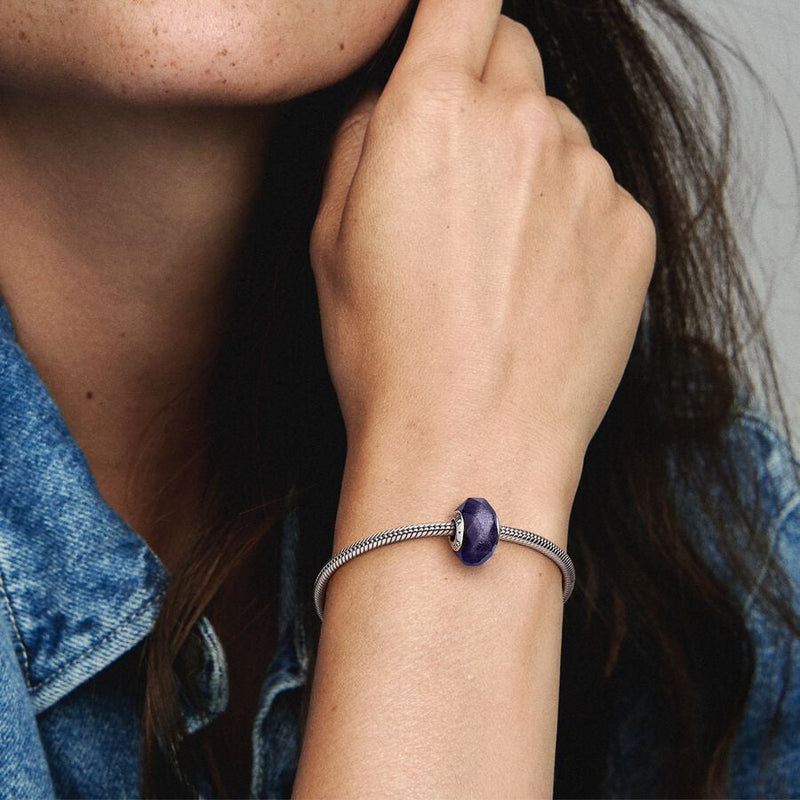 Pandora Bedel Blauw Gefacetterd Muranoglas 792984C00
