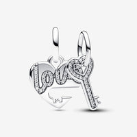 Pandora Bedel Deelbaar Hart en Sleutel 793081c01