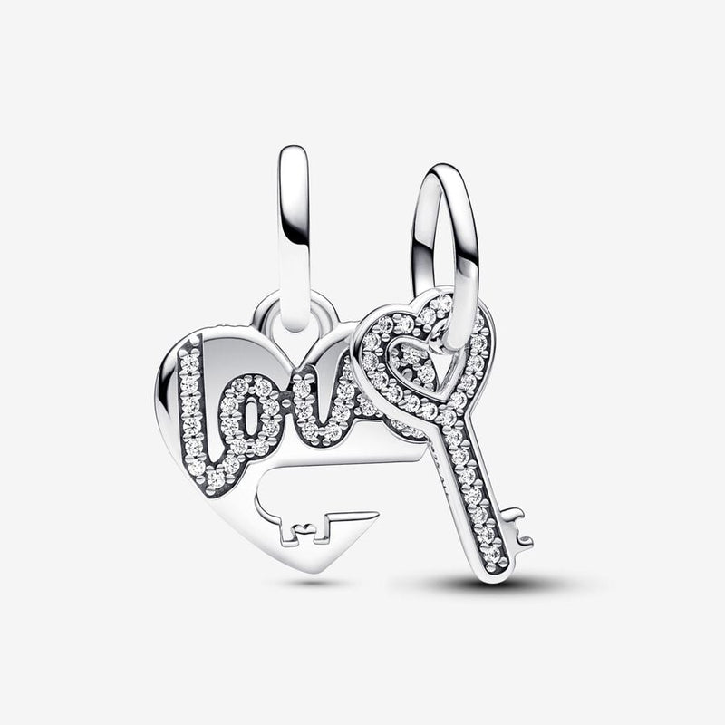 Pandora Bedel Deelbaar Hart en Sleutel 793081c01
