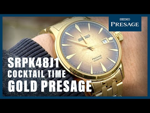 Seiko Presage Cocktail Time Gold SRPK48J1