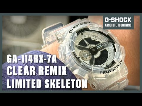 Casio G-Shock Clear Remix GA-114RX-7AER