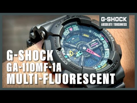 Casio G-Shock Multi-Fluorescent GA-110MF-1AER