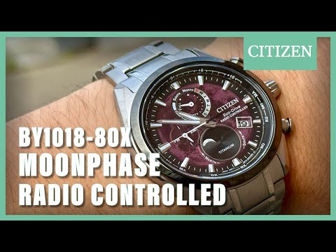 Citizen Radio Controlled 'Tsuki Yomi' Moonphase BY1018-80X