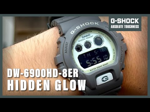 Casio G-Shock Hidden Glow DW-6900HD-8ER