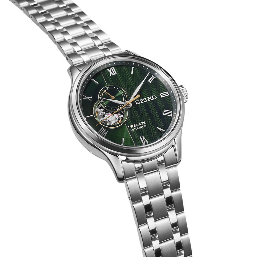 ゲノセクトSafari Seiko Presage Fern Green and Gold-Toned Sand | Hypebeast